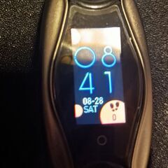 未使用防水イヤホン内蔵スマートウォッチ 血圧心拍数音声コントロール4日稼働の画像