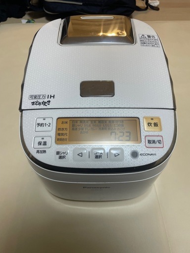 パナソニック炊飯器　SR-PA105