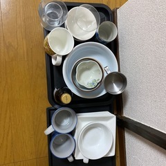 本日午前中 食器類