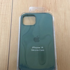 Apple iPhone 14 シリコンケース グリーンの画像