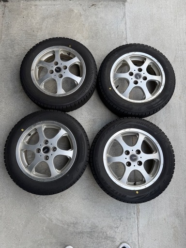 VRX2 155/65r14 2022年製　バリ溝　イボ付き