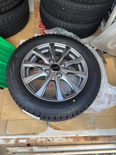 緊急値下げ4本　155/65R14 新品ﾀｲﾔｱﾙﾐ 　ﾌﾞﾘｻﾞｯｸVRX2