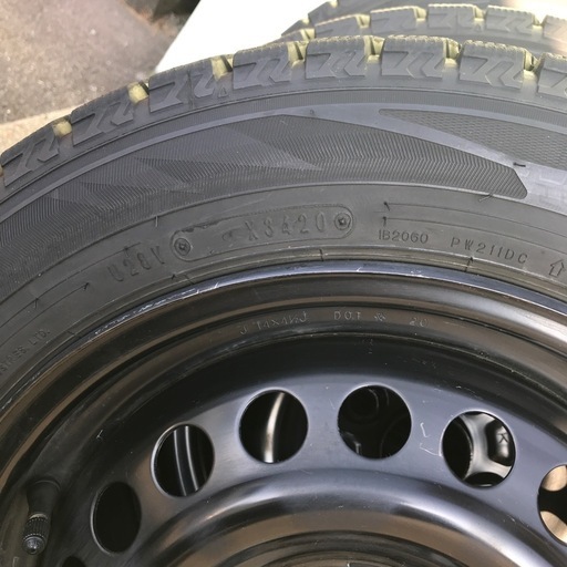 【終了】スタッドレス　WM02　155/65R14 鉄ホイール付き　タイヤのみも可