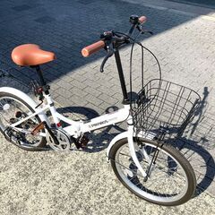 16インチ折り畳み自転車（5回程度の使用）