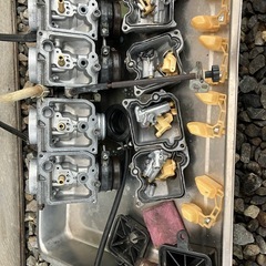 バンディット250 GJ74A 整備 キャブ清掃同調 フォーク清掃シール交換 後ブレーキ全部分解清掃　自賠責R7年8月迄 GSX-R250Rの画像