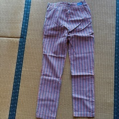 ストライプデニムジーンズ