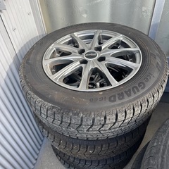 175/65R14スタッドレスセットPCD100 4穴バリ山フィットデミオノート