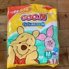 (開封済み)グーン　パンツMサイズ　紙おむつ