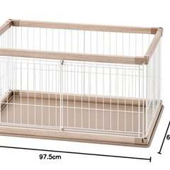 【アイリスオーヤマ ペットゲージ サークル】の画像