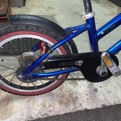 青い自転車子供用の画像