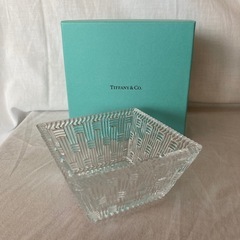 ティファニー Tiffany & Co. ガラス製スクエアボウル...