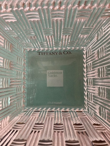 ティファニー Tiffany & Co. ガラス製スクエアボウル 未使用　本日だけの出品