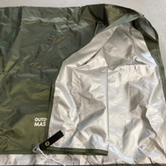 OUTDOOR MASTER タープ アーミーグリーン 3m×3mの画像
