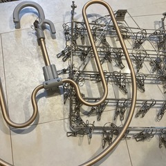 美品　ステンレス物干しハンガー　2点セット