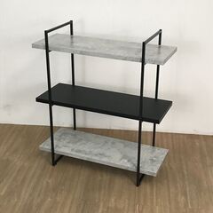 【新品】高級感たっぷり　大理石風3段ラック☆