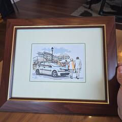 （非売品）ワーゲンの額入りの絵