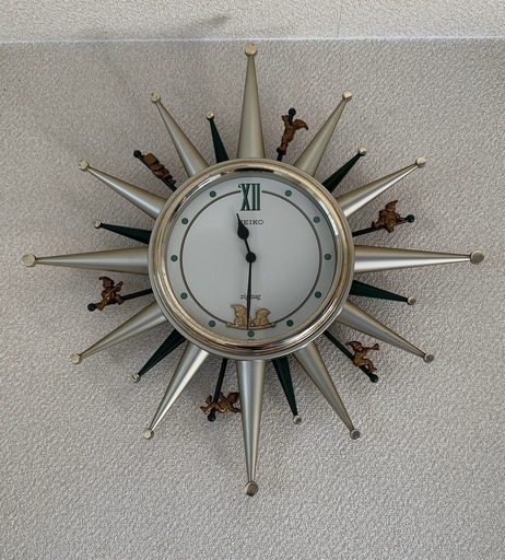SEIKO 振り子時計 zigzag セイコー  掛け時計 SEIKO 振り子時計 zigzag セイコー 掛け時計