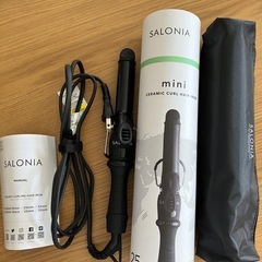 SALONIAセラミックカールヘアアイロン25mm