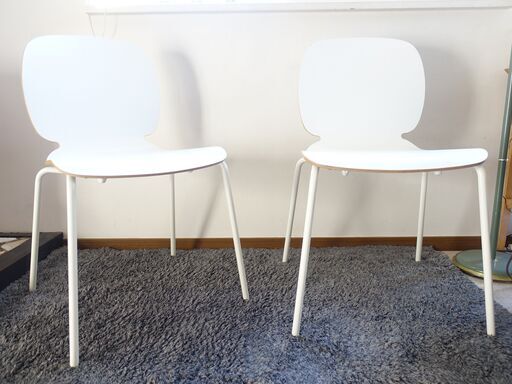 IKEAのダイニングチェア BRORINGE (2脚セット) イケア スタッキング