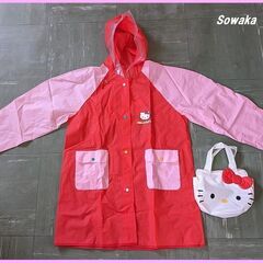 可愛い！■HELLOKITTY★ハローキティーのレインコート・１...
