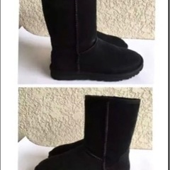 UGG アグ 黒ブーツの画像