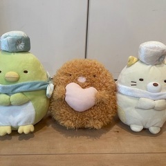 【値下げ中】すみっコぐらしぬいぐるみ3体まとめて