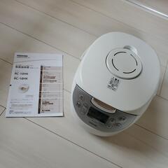 TOSHIBA 炊飯器 5.5合炊き RC-10HK(W)