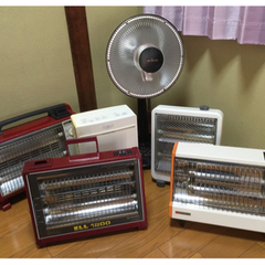 電気ストーブ ハロゲンヒーター 6点セット