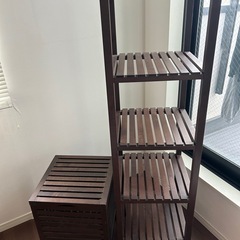 12/14までの投稿です。IKEAで購入　シェルフユニット セット