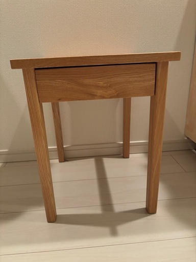 【無印良品】美品　ベットサイドチェスト(テーブル)