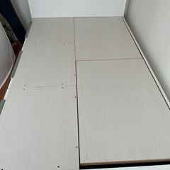 【セット売】ニトリ セミダブルベッド＆マットレスの画像