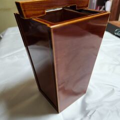 飛騨　春慶塗　一輪挿し　台付き　新品未使用