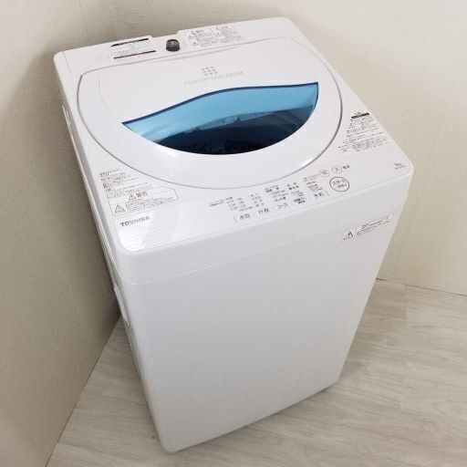東芝 AQUA 洗濯機　5kg　AW-5G5(W)