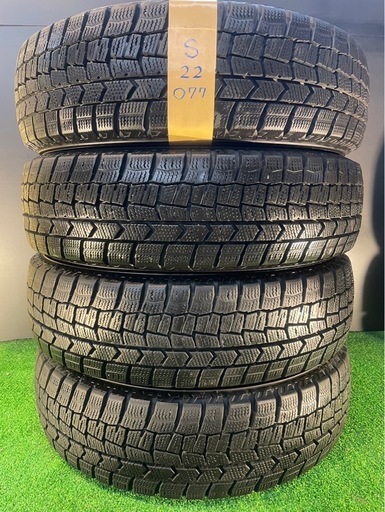 【組換料金コミ】2017年製 165/65R14 ダンロップ　ウィンターマックスWM02　★４本セット　タイヤまにあS22 077