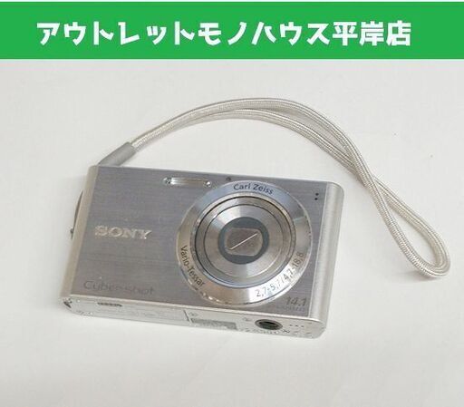 通電OK・動作未確認 デジタルカメラ ソニー サイバーショット DSC-W320 シルバー　バッテリー欠品 ☆ PayPay(ペイペイ)決済可能 ☆ 札幌市 豊平区 平岸 平岸店