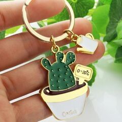 多肉植物ウチワサボテン/キーホルダー（新品）