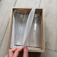ペアガラス製ジョッキ