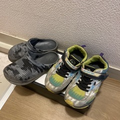 男の子　スニーカー＆サンダル　セット　22cm