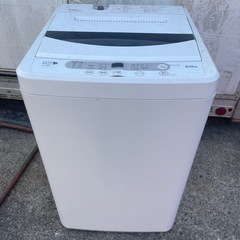 洗濯機　YAMADA 6キロ　未掃除