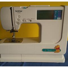 売約済み 美品　くまのプーさん   実縫い刺繍ミシン P-5000
の画像