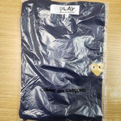 コムデギャルソン　＜新品未使用＞半袖　Tシャツ　L　ネイビー/ゴールド