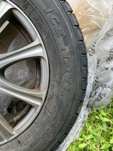 195/65R15 15インチ スタッドレス タイヤ アルミ ホイール 4本セット 残溝6mm　