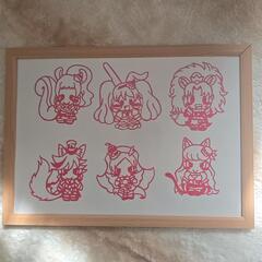プリキュア切り絵