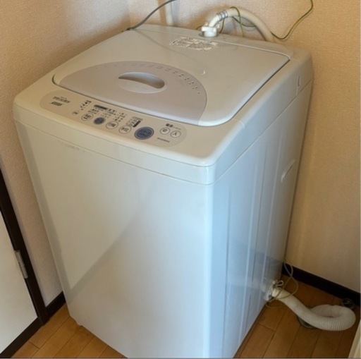 単身縦型洗濯機　TOSHIBA AW-424RP
