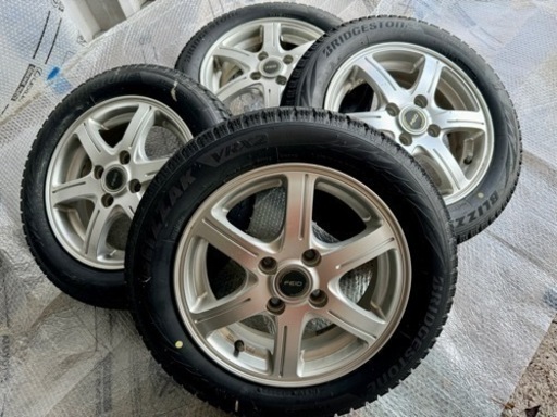 155/65R14 ブリヂストン　冬タイヤホイールセット