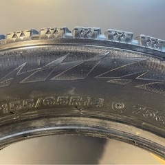 【組換料金コミ】2018年製 155/65R14ブリジストン ブリザックVRX2　★４本セット　タイヤまにあ S24 O80の画像