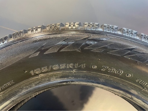 【9分山】2019年製 165/65R14 ブリジストン ブリザックVRX2　★４本セット　タイヤまにあ S26 U48