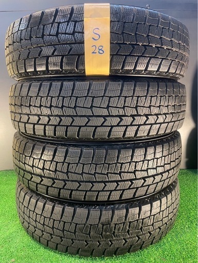 【9分山】2019年製 155/65R14 ダンロップ　ウィンターマックスWM02　★４本セット　タイヤまにあ S28