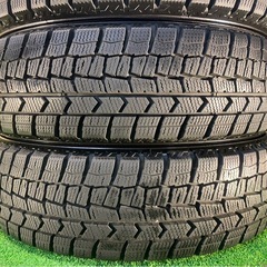 【9分山】2019年製 155/65R14 ダンロップ　ウィンターマックスWM02　★４本セット　タイヤまにあ S28の画像