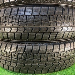 9分山】2019年製 155/65R14 ダンロップ ウィンターマックスWM02 ☆4本